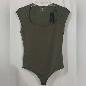 Express Olive Green Bodysuit for Women